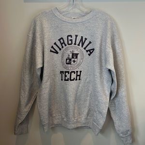 Virginia Tech Champion White Crewneck